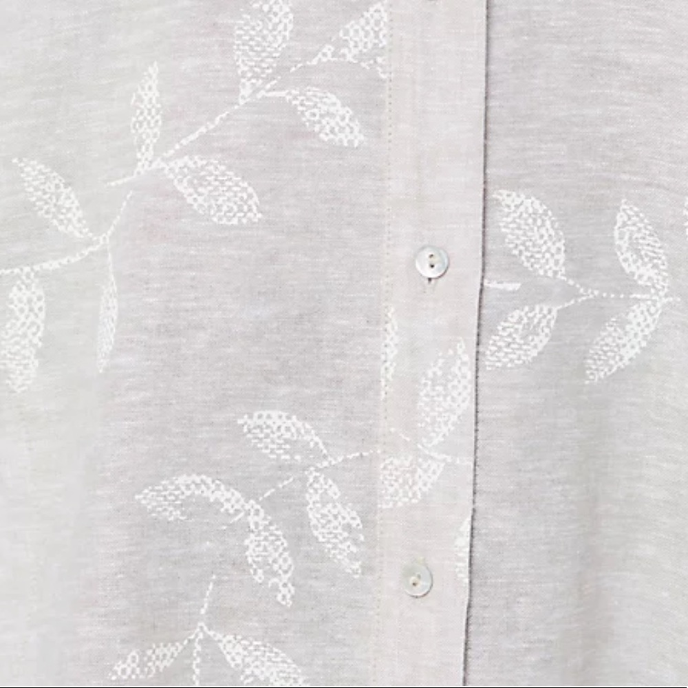 Susan Graver Printed Linen Tunic - Picture 2 of 3